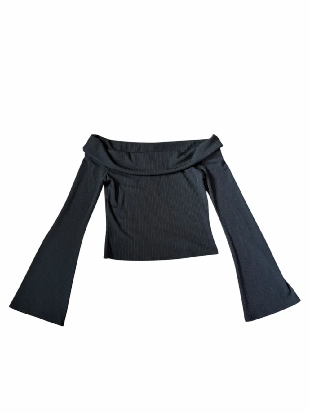 Revolve Lovers and Friends Black Fletcher Top Ribbed Women’s Size Medium NWT - Picture 2 of 11